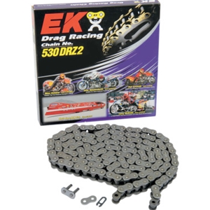 EK Chain DRZ-2 530 Pitch 120 Links Non O-Ring Pro Stock Drag Racing 11,500 Tensile Strength