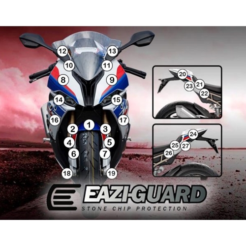 EAZI-GUARD BMW S1000RR 2019-2020 PAINT PROTECTION KIT